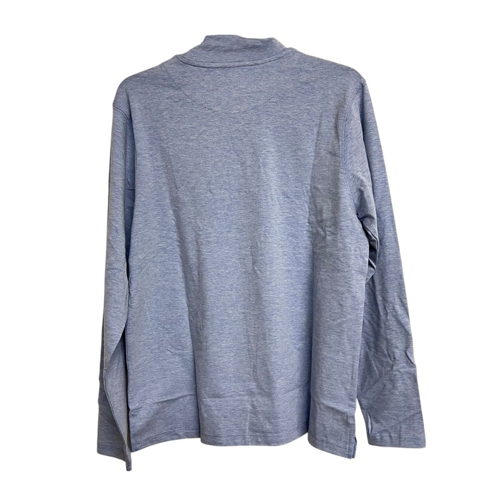 New Mens Enzo Liberti Mock Neck Long Sleeve‎ T-shirt - Picture 2 of 4